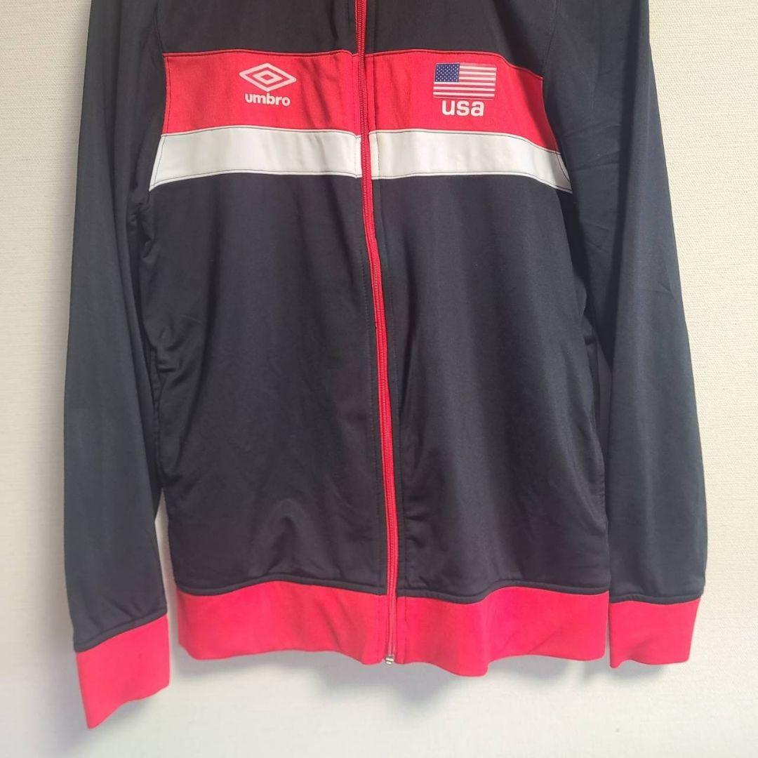 アンブロ UMBRO USA ジャージ トラックジャケット ロゴ プリント S