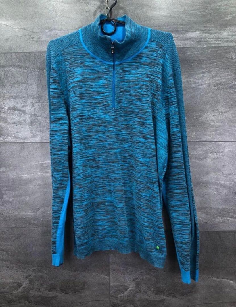 〆　hugo BOSS ヒューゴ　ボス　ジップ　トラックジャケット　ジャージ