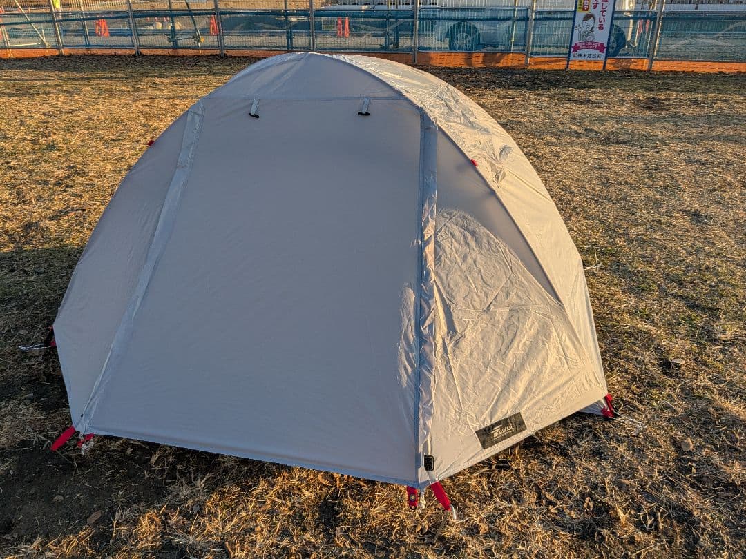 【美品】FIELDOOR　フィールドキャンプドーム100ライト　グランドシート付