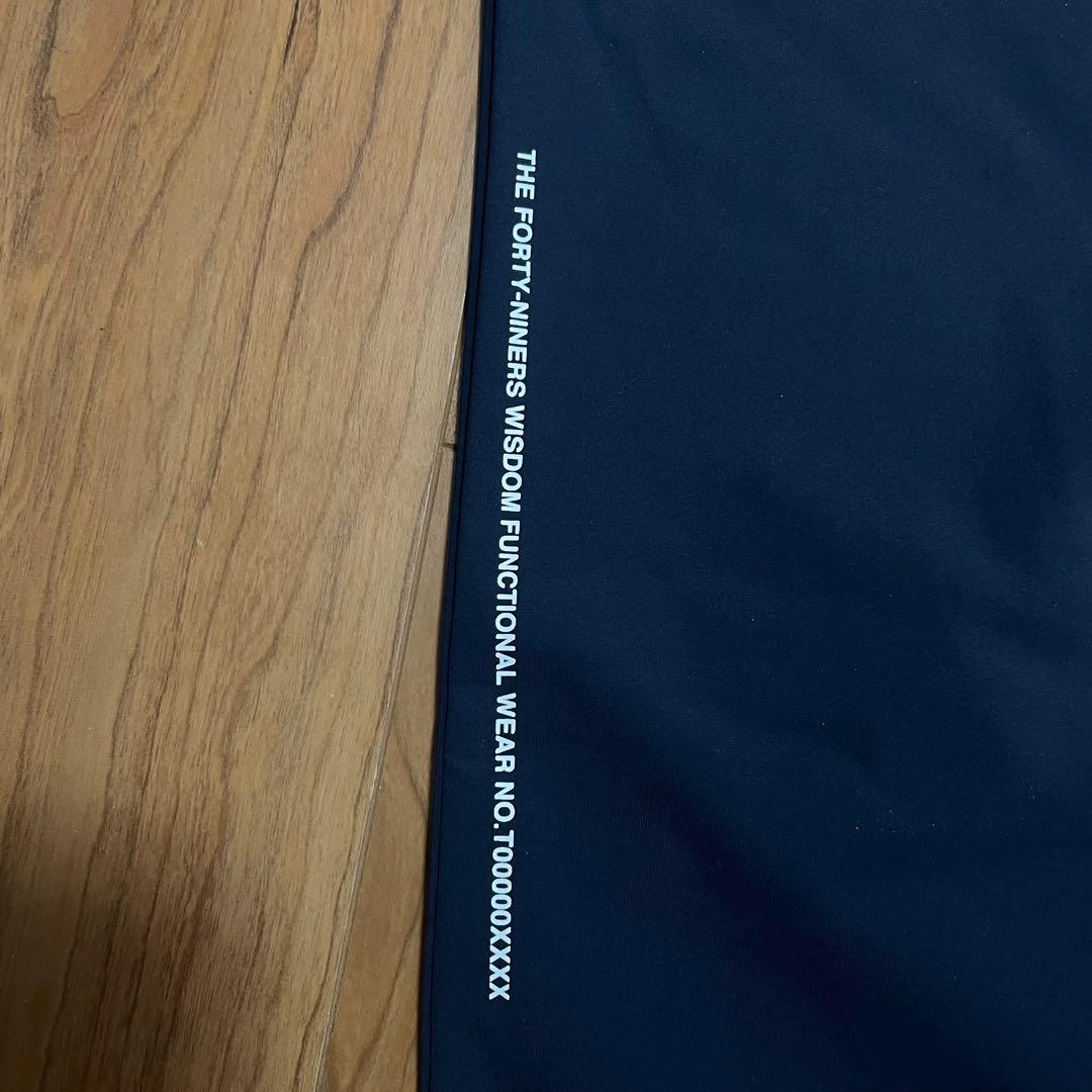 2025モデル　新品　TFW49 モックネック　Tシャツ ネイビー　XL ゴルフ
