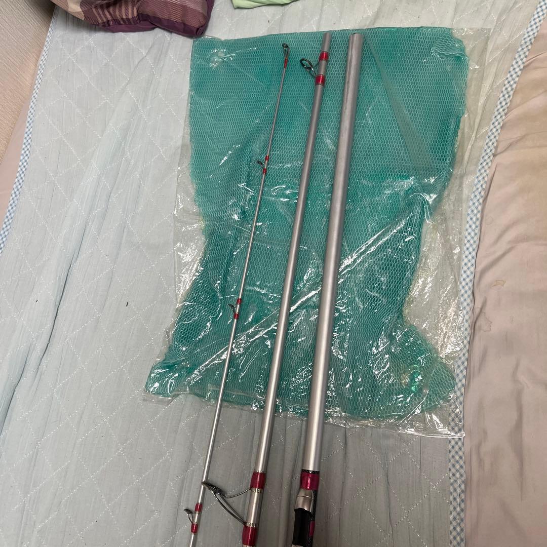 山*中様 SHIMANO 投げ竿 SPIN POWER 425CX、袋付き