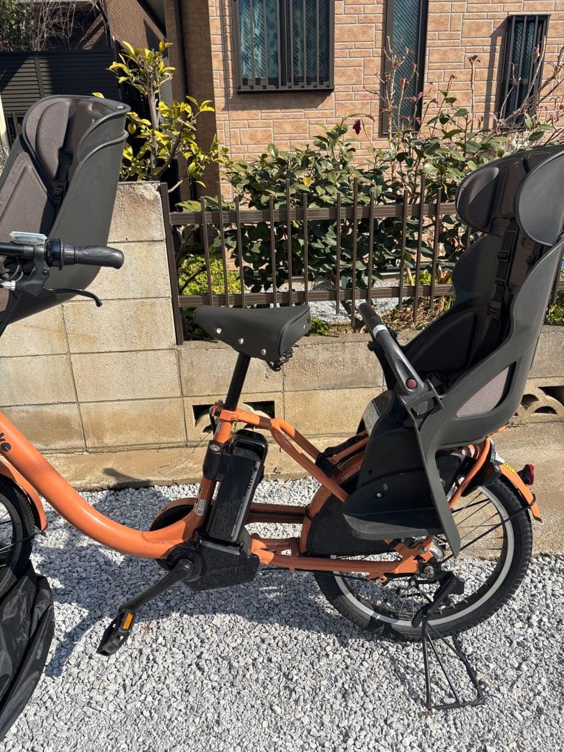 ビッケ bikke電動アシスト自転車 前後チャイルドシート付き