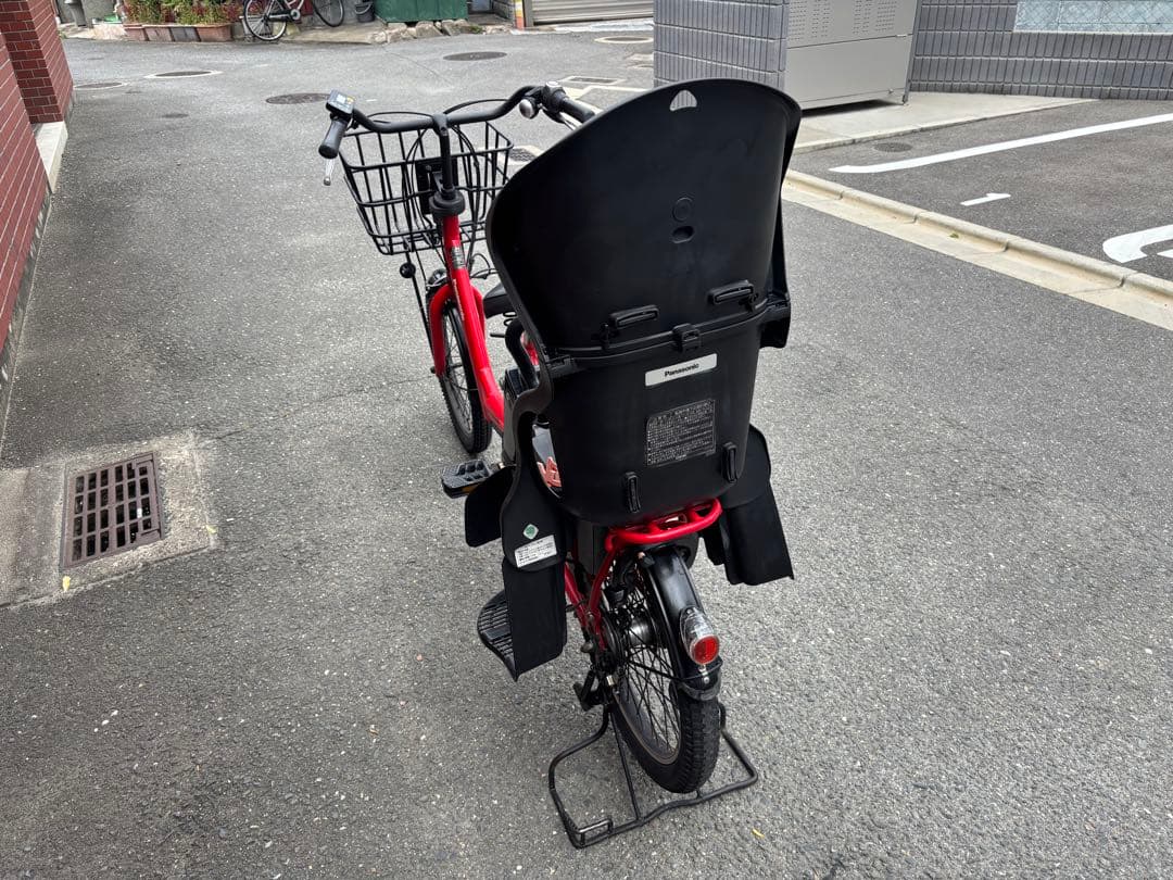 Panasonic gyutto電動アシスト自転車 赤 チャイルド