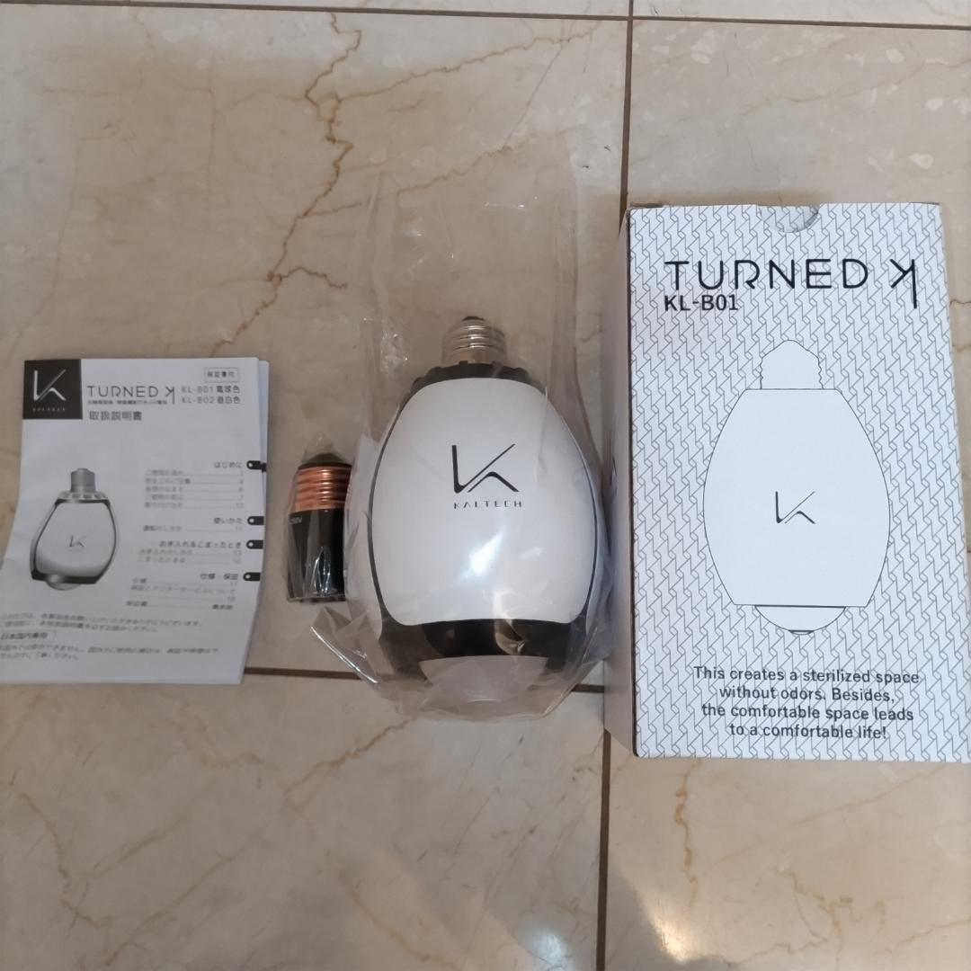 LED電球　カルテック　TURNED K　光触媒脱臭・除菌機能付き