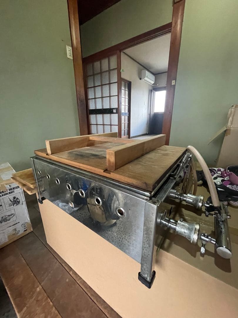 SENDA ステンレス調理器具 木製板付き　おでん　都市ガス