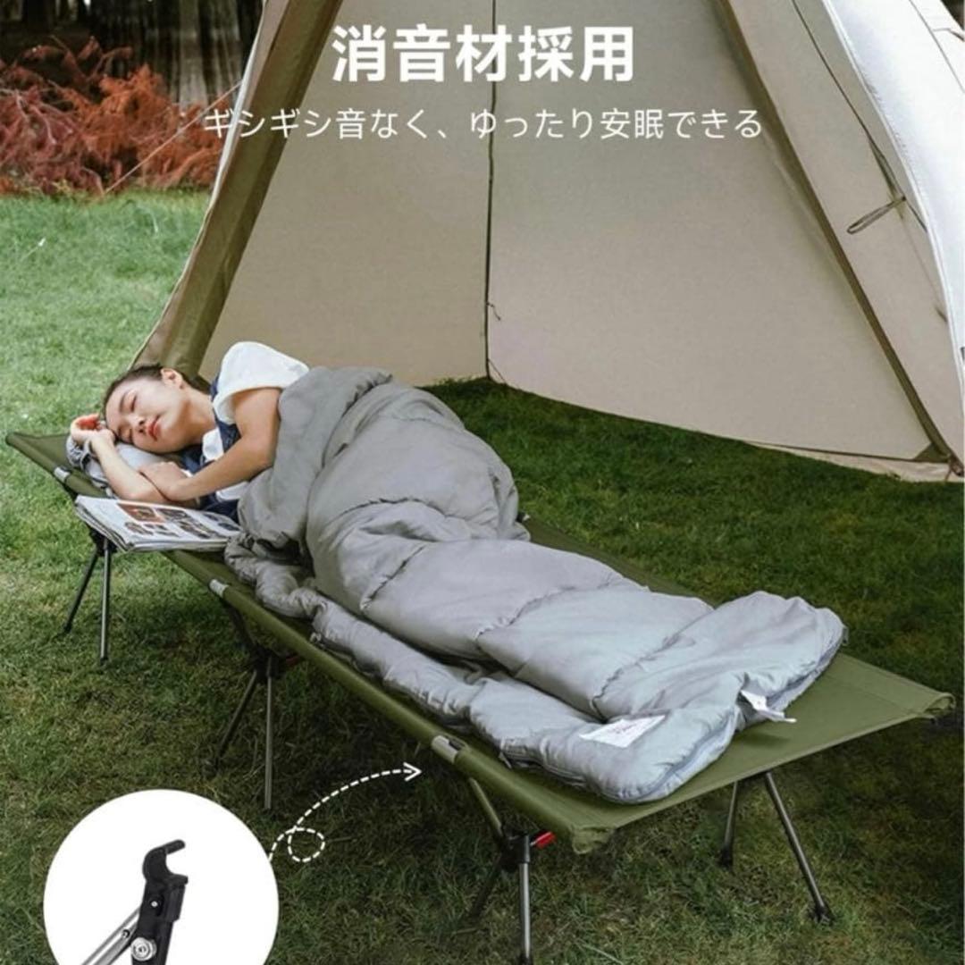 ⑥【新品未使用】LIFEDDUP キャンプ用 コット