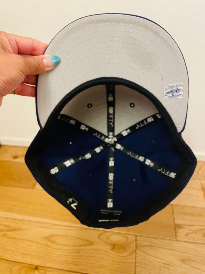 NEW ERA 59FIFTY ネイビーキャップ 7 7/8