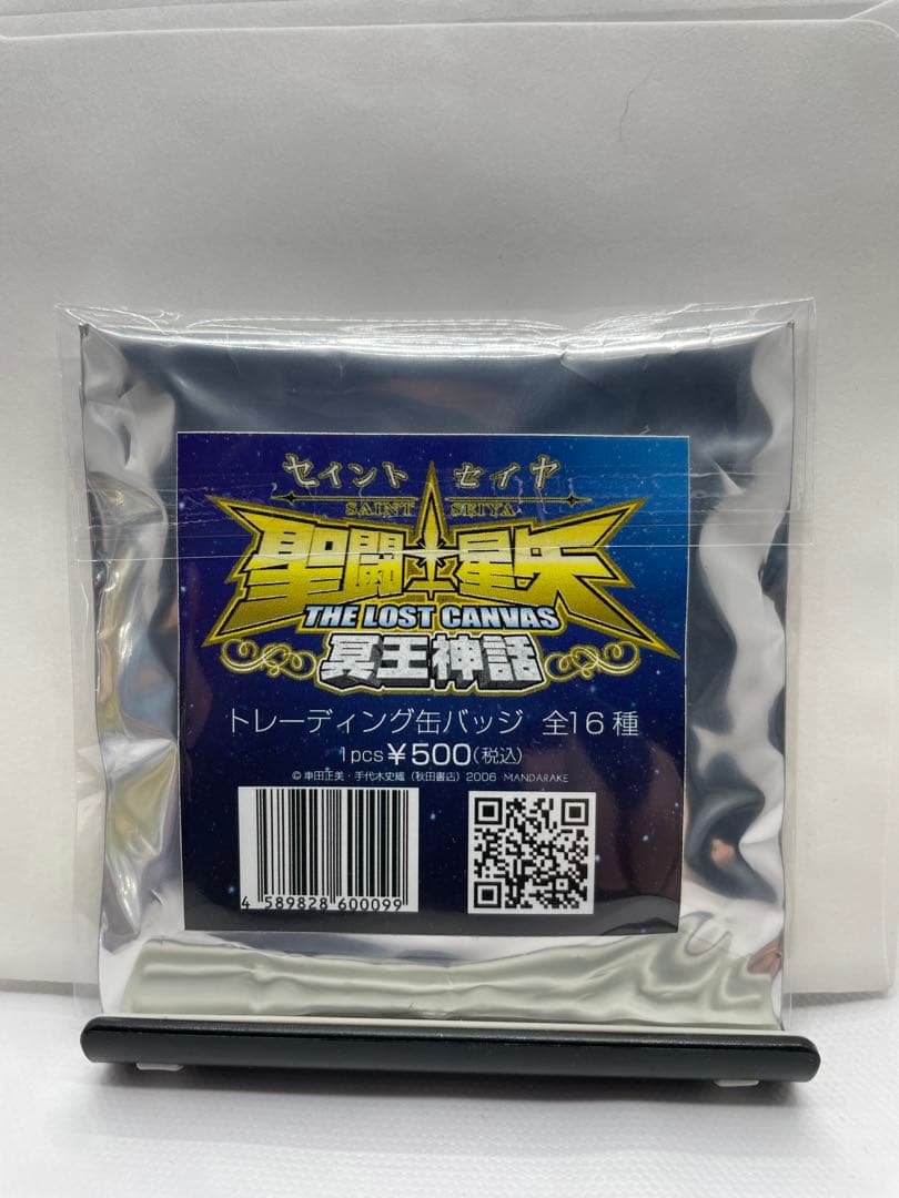 聖闘士星矢 THE LOST CANVAS 冥王神話缶バッジ バルゴ アスミタ