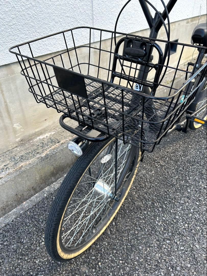 【美品❗️】Asahi自転車 カーグ バケット オートライト シティサイクル