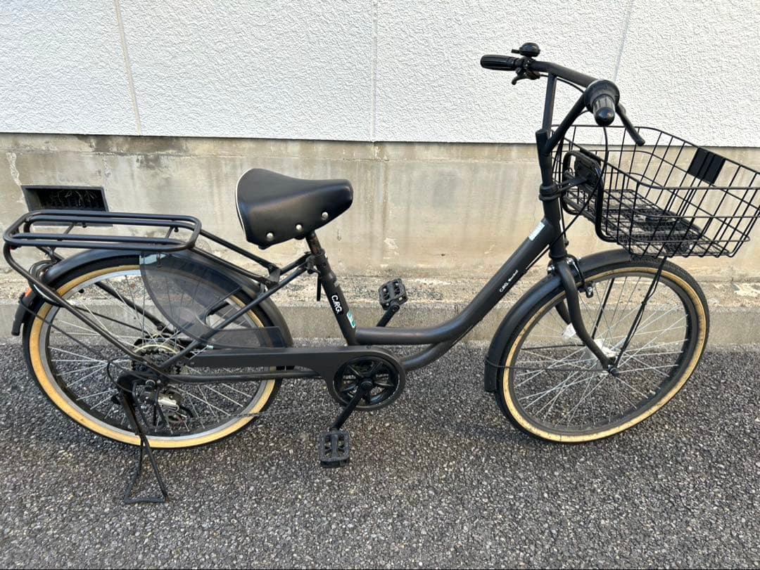 【美品❗️】Asahi自転車 カーグ バケット オートライト シティサイクル