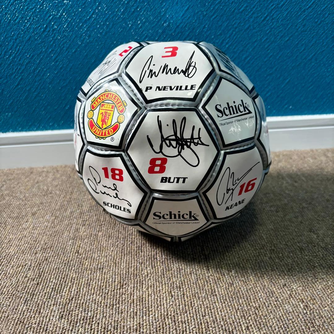 2002-2003 マンチェスターユナイテッド サインボール サッカー ベッカム