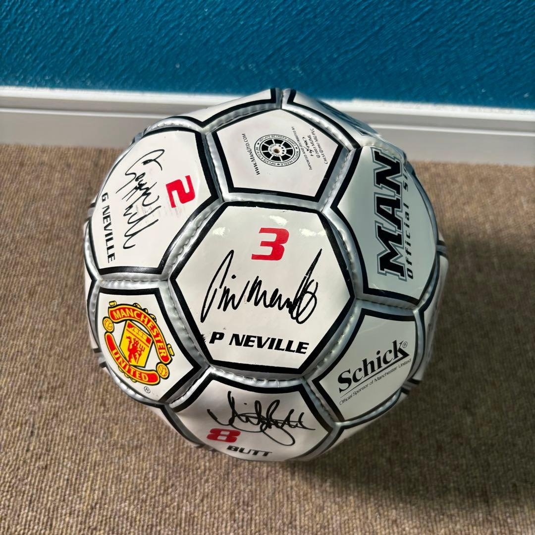 2002-2003 マンチェスターユナイテッド サインボール サッカー ベッカム