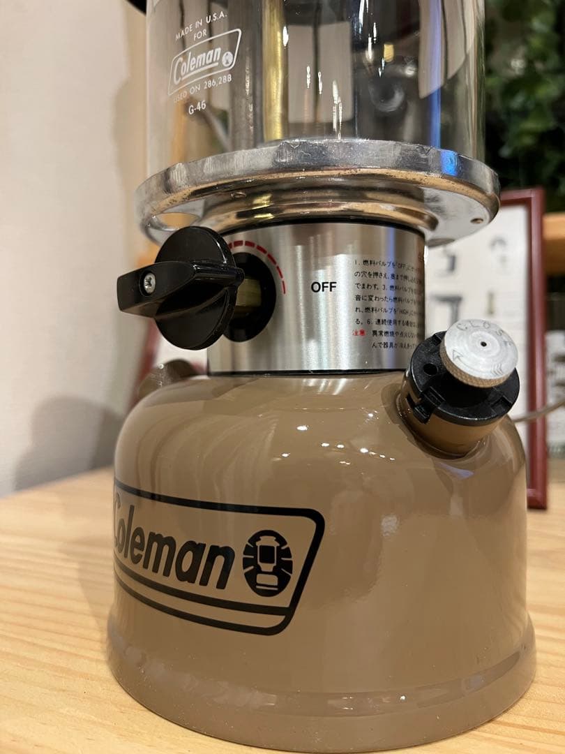 【1995年4月製造】新品　コールマン282 ダークベージュカスタム ケース付き
