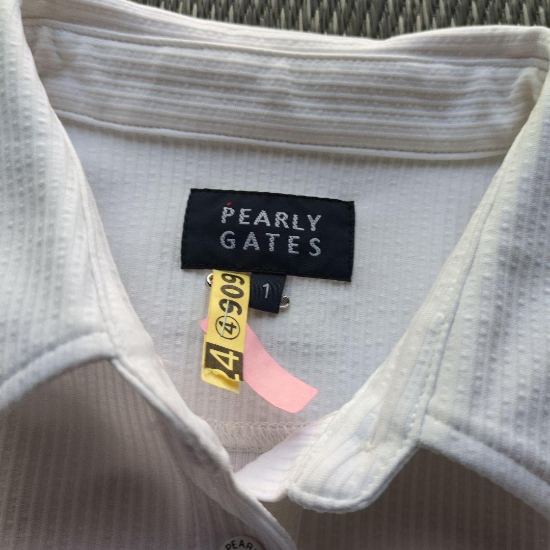 PEARLY GATES ホワイトポロシャツ サイズ1値下げ