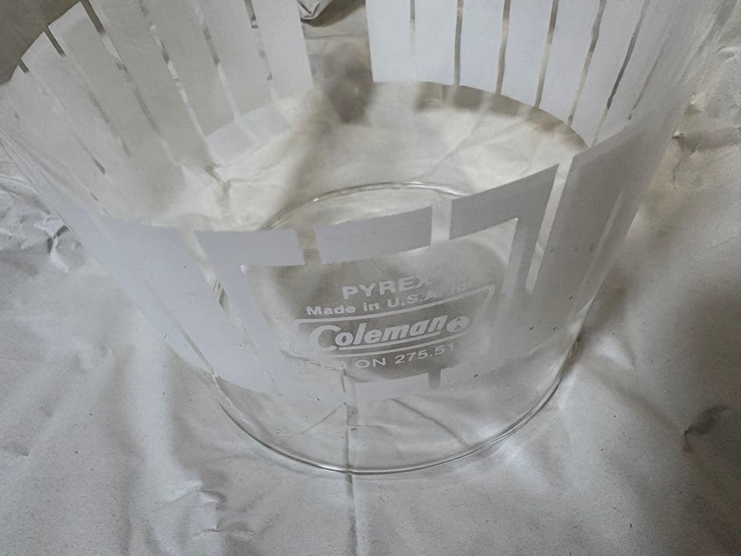 Coleman PYREX製のColeman純正グローブ　275用 ホヤ