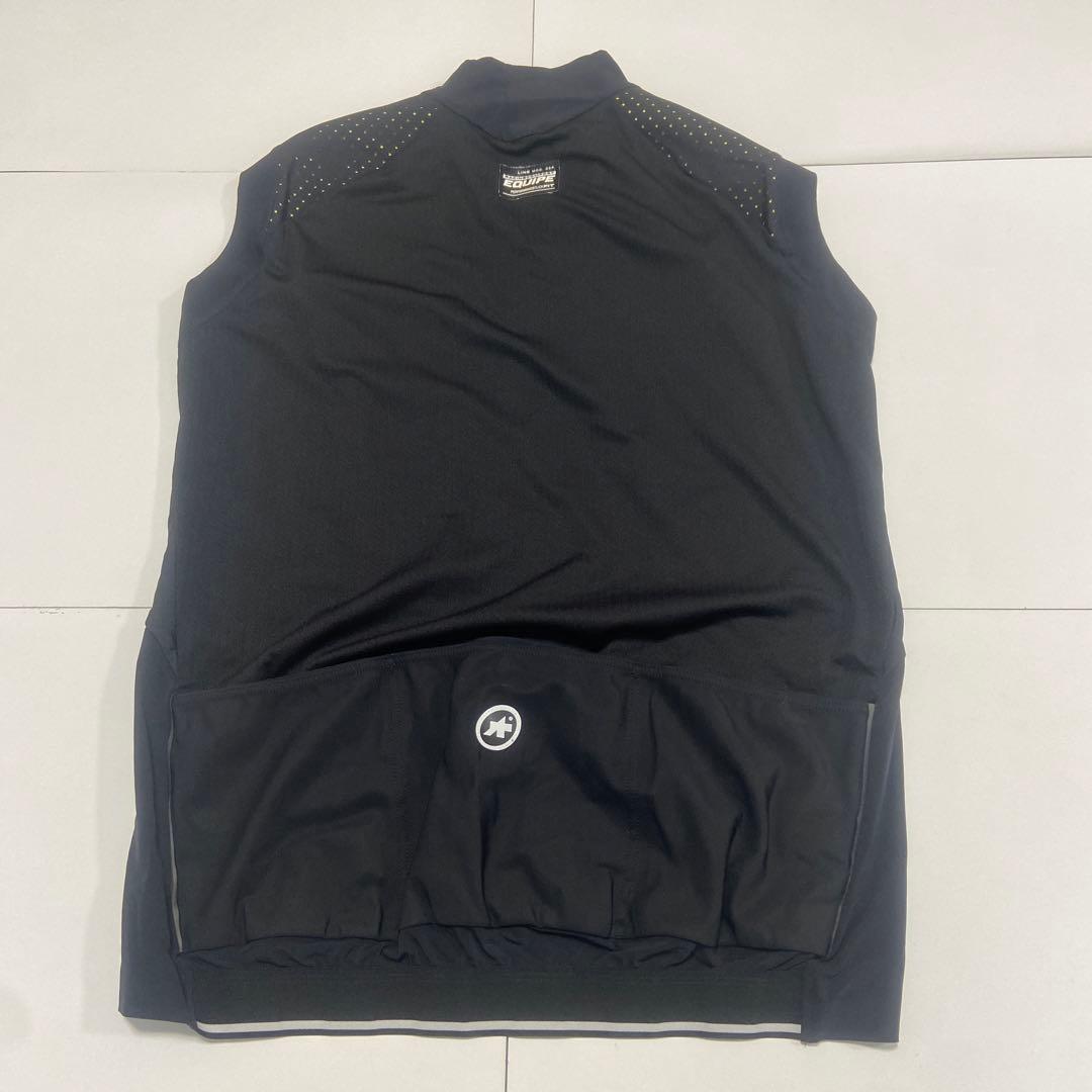 assos アソス ジレ 黒 XXLサイズ サイクルジャージ ノースリーブ