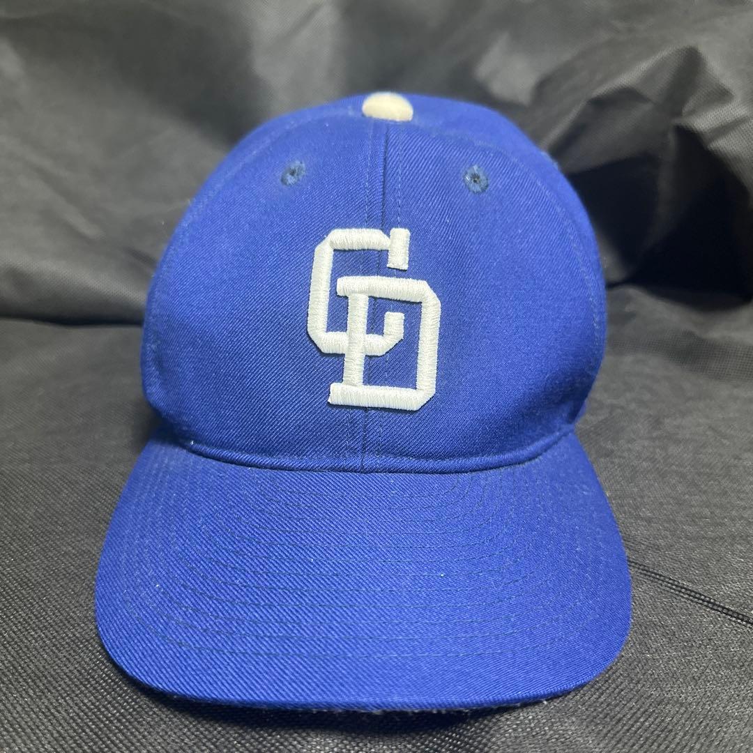 き*ち様 中日ドラゴンズ荒木　NPB 青色 CDロゴ キャップ