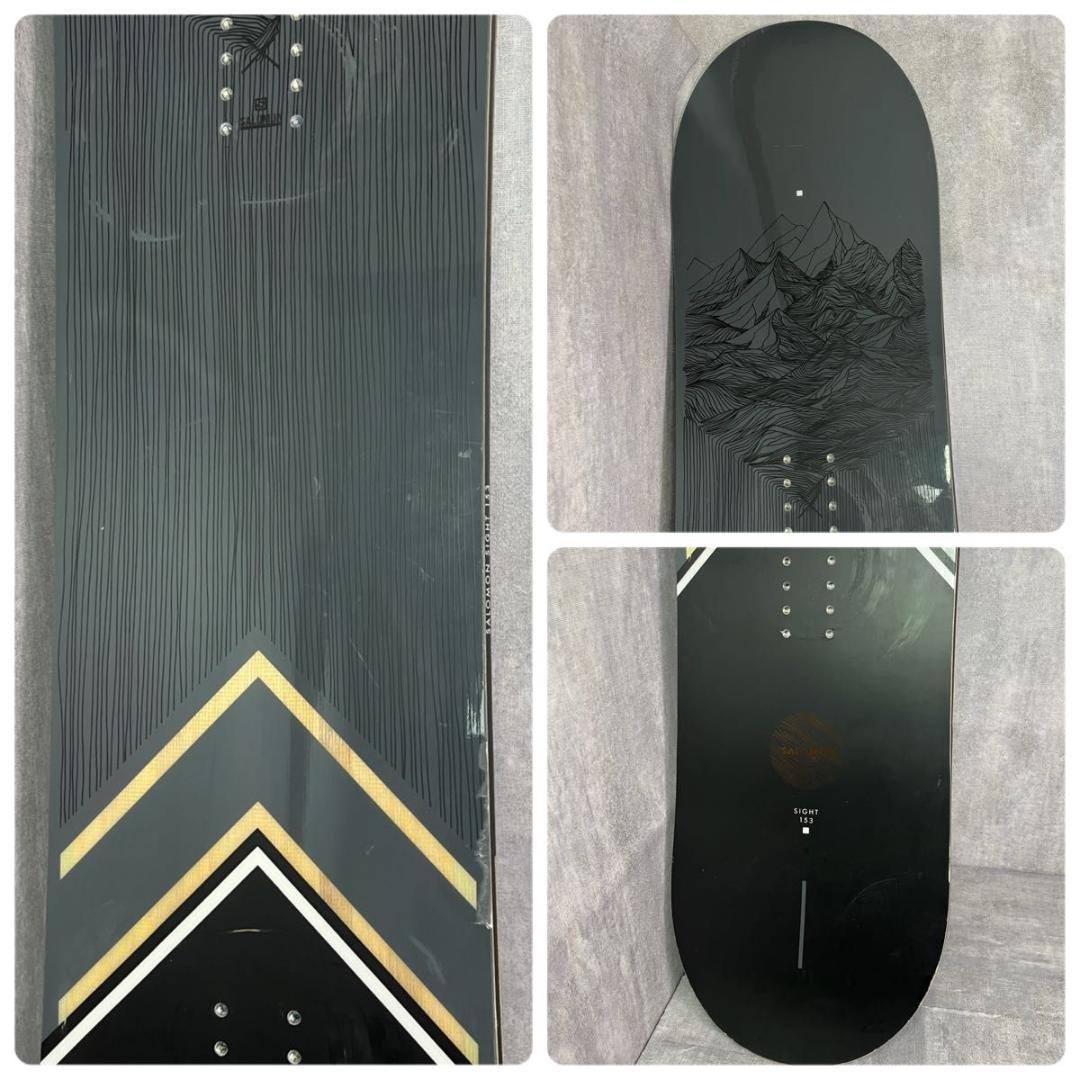 サロモン SIGHT 153cm スノーボード 3点セット オールラウンド