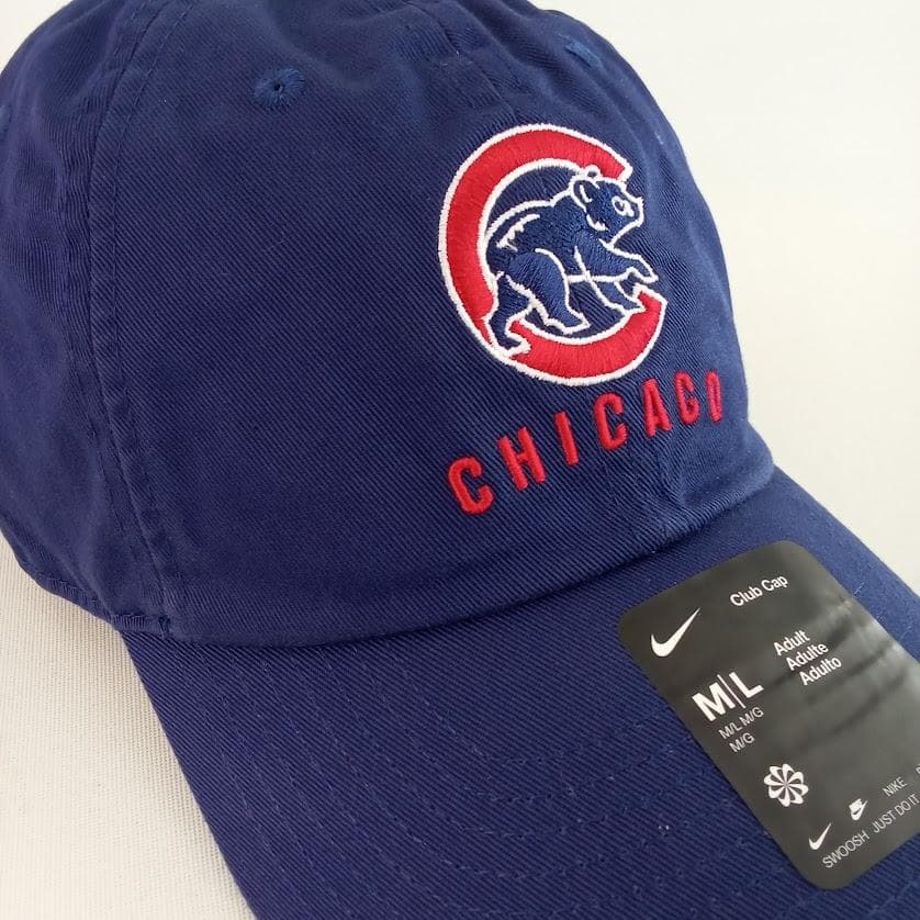 【国内未発売/新品】ナイキ MLB シカゴ カブス ネイビー（フロント芯なし）