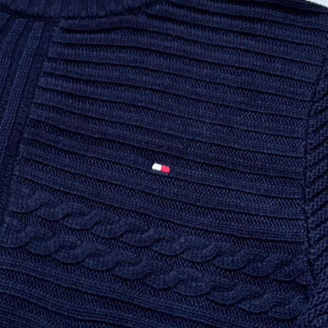   GOLF ハイネックニットセーター ロゴ刺繍 M