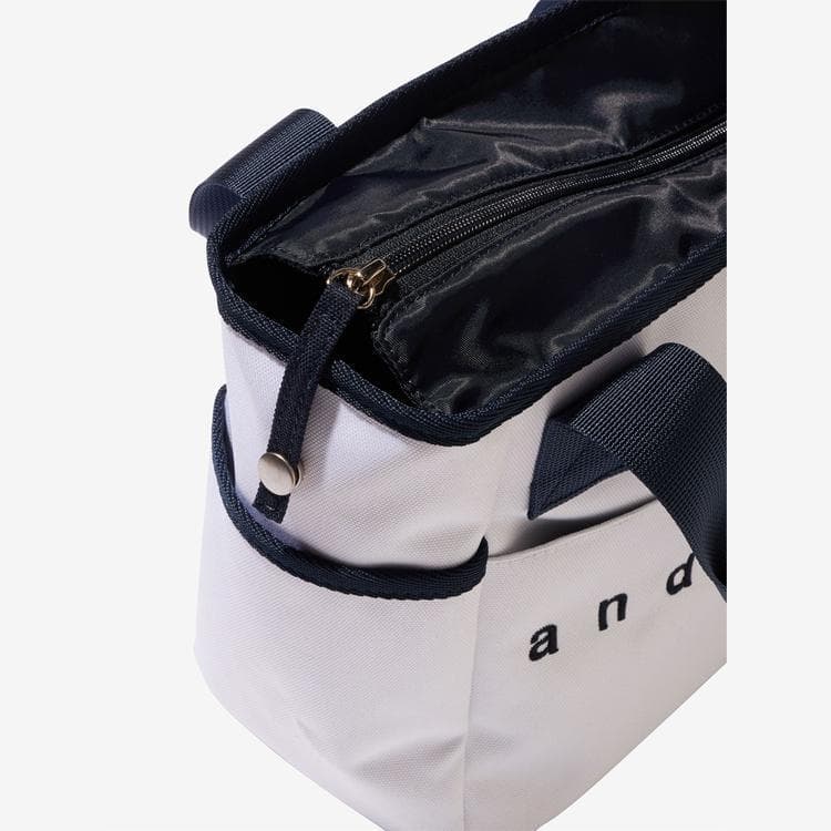 新品 and per se アンパスィ カートバッグ ラウンドバッグベージュ