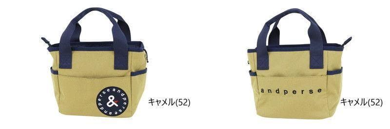 新品 and per se アンパスィ カートバッグ ラウンドバッグベージュ