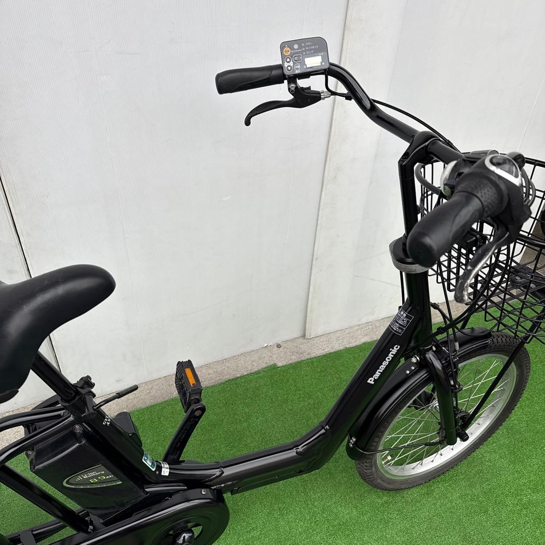 Panasonic 電動アシスト自転車20インチ ブラック【引き取り限定】