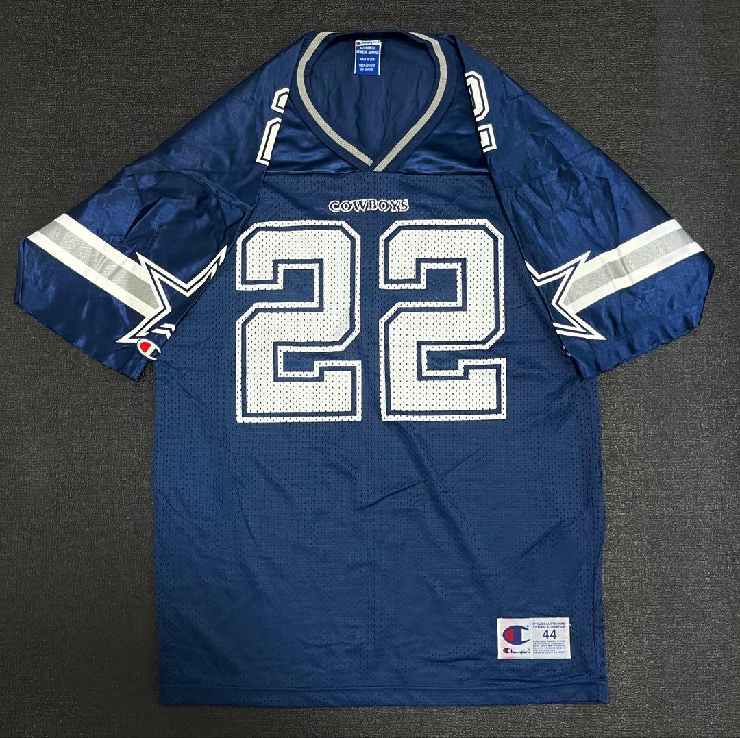 未使用品 NFL カウボーイズE.SMITH22 チャンピオンタグ ゲームシャツ