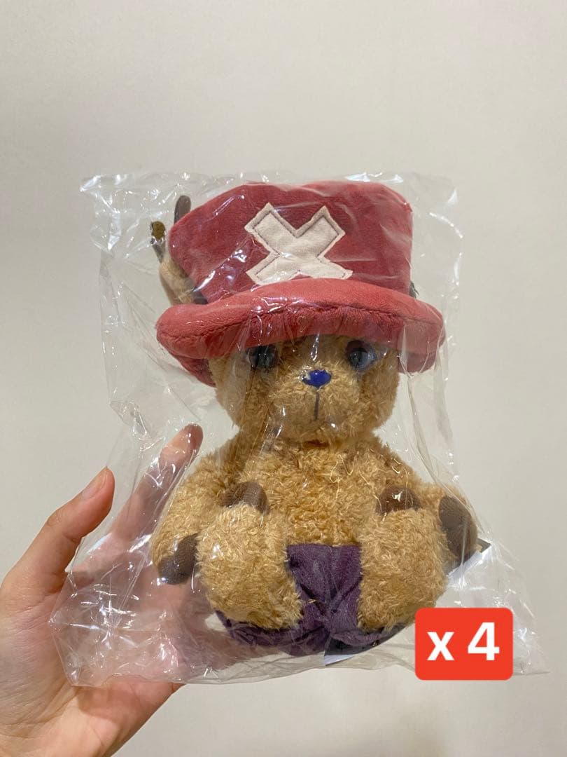 ワンピースチョッパーぬいぐるみ4個 Onepiece Chopper Dolls