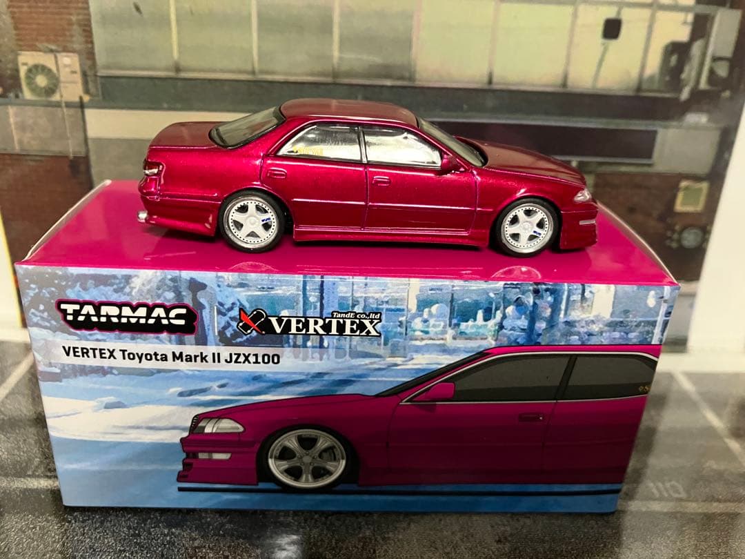 ミニカー　1/64 新車　改造　トヨタ　マークⅡ