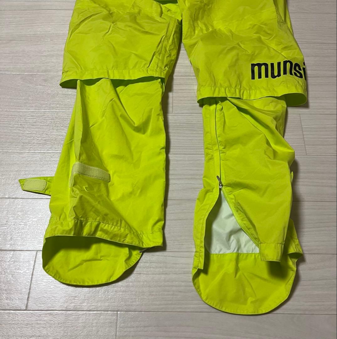 Munsingwear マンシングウェア レインウェア/イエロー 上下セット M