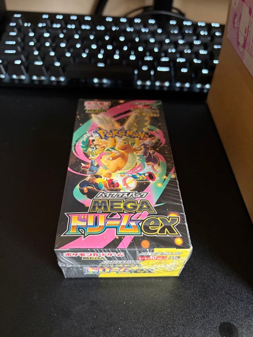 ポケモンカードゲーム MEGAドリームex シュリンク付き1box
