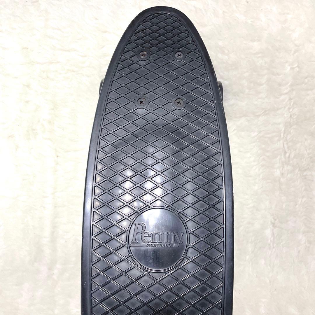 【良品✨】Penny ペニー スケートボード 22インチ ブラック チェッカー
