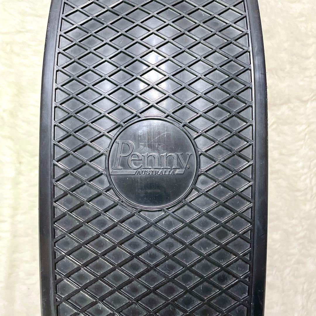 【良品✨】Penny ペニー スケートボード 22インチ ブラック チェッカー