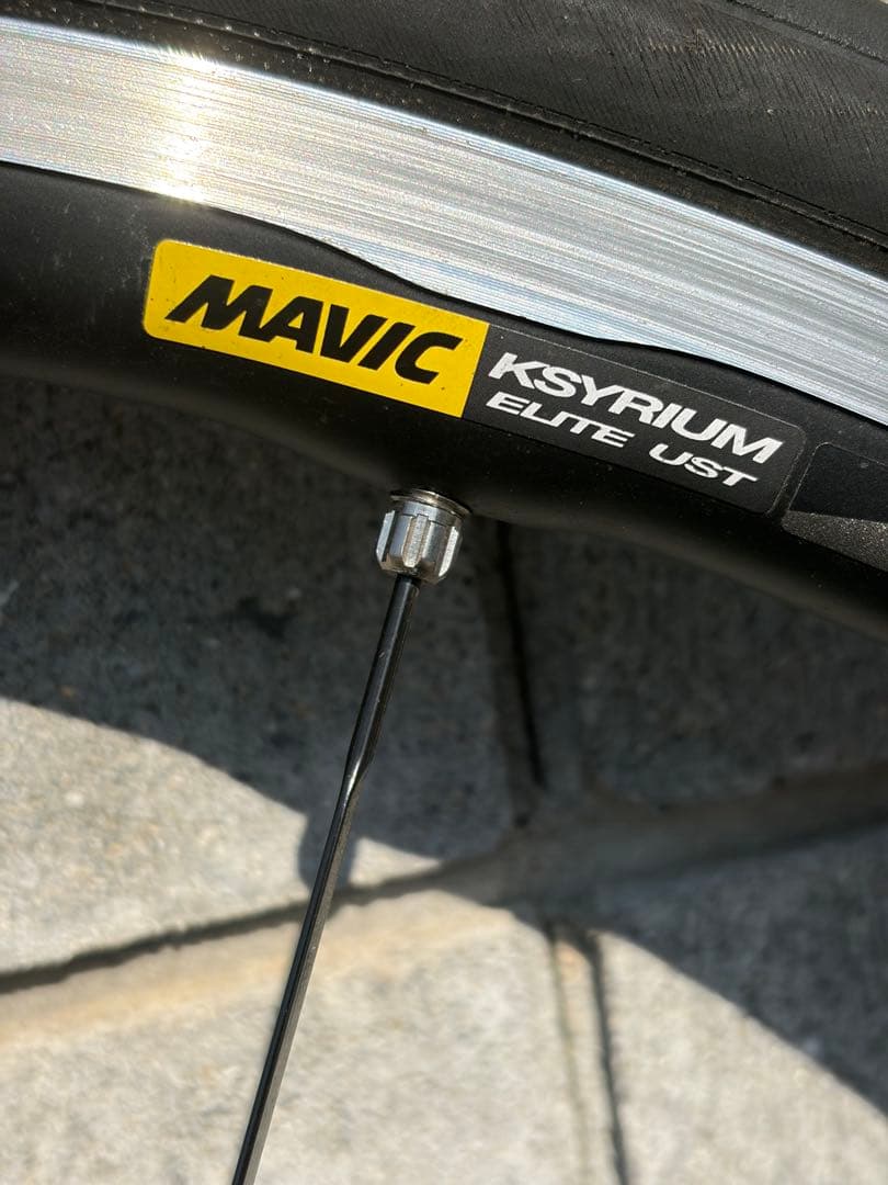 mavic ksyrium elite ust 前後セット タイヤ付き