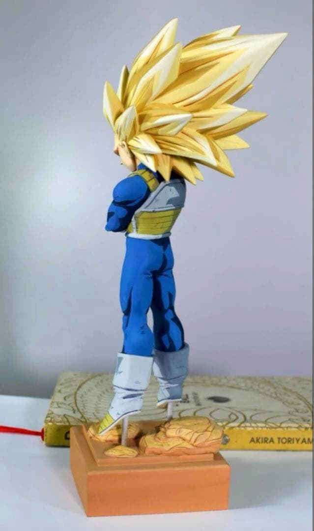 リペイント　二次元彩色　ガレージキット　ドラゴンボール　超サイヤ人3ベジータ