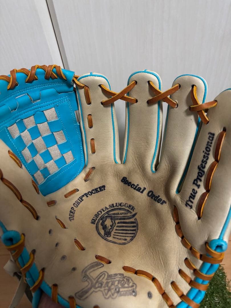辻モデル　Ｌ５　久保田スラッガー　内野手　オーダーグラブ　バスケットウェブ