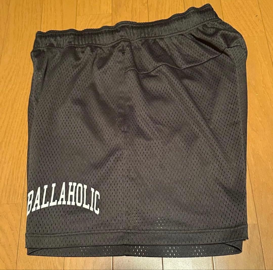ボラホリック　BALLAHOLIC メッシュパンツ ブラック　バスパン　バスケ