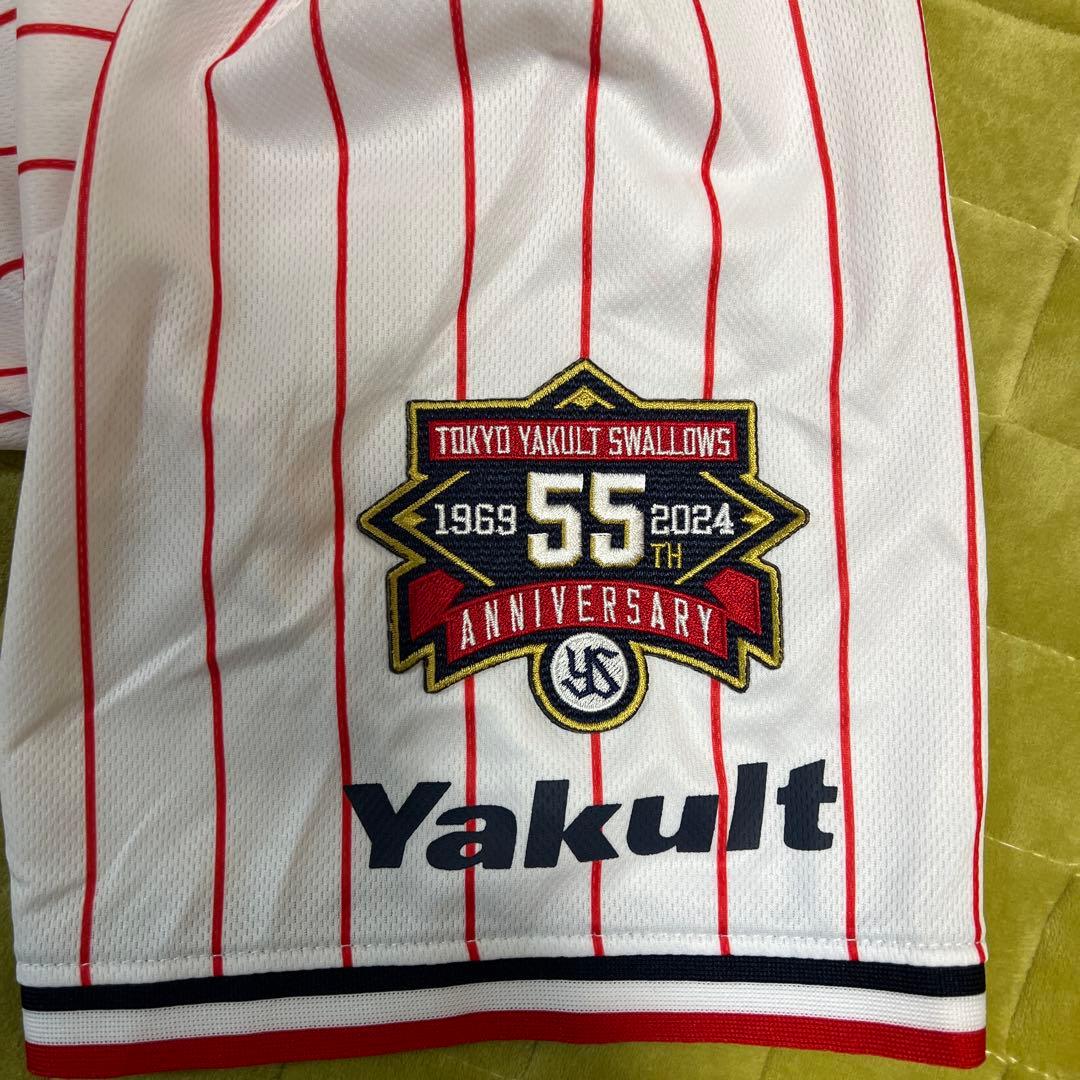 東京ヤクルトスワローズ ユニフォーム 55周年ワッペン付き