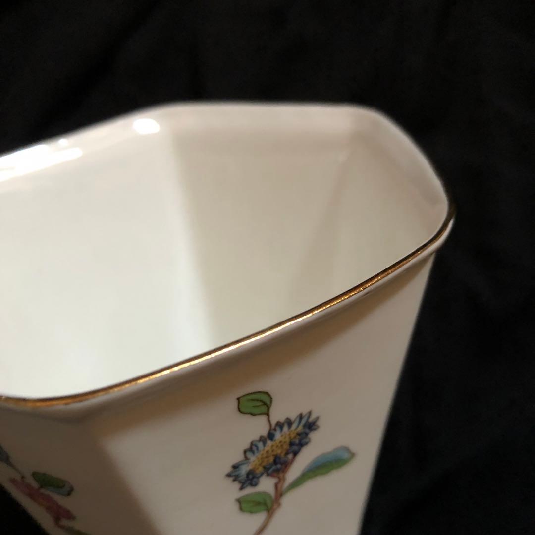 AYNSLEY エインズレイ　花瓶　花鳥柄