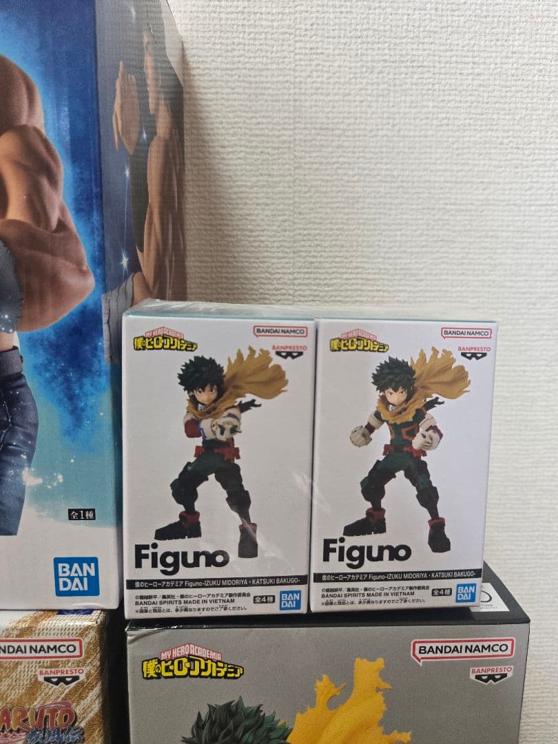 ヒロアカ&ナルト&呪術廻戦多め人気アニメプライズフィギュア24体セット