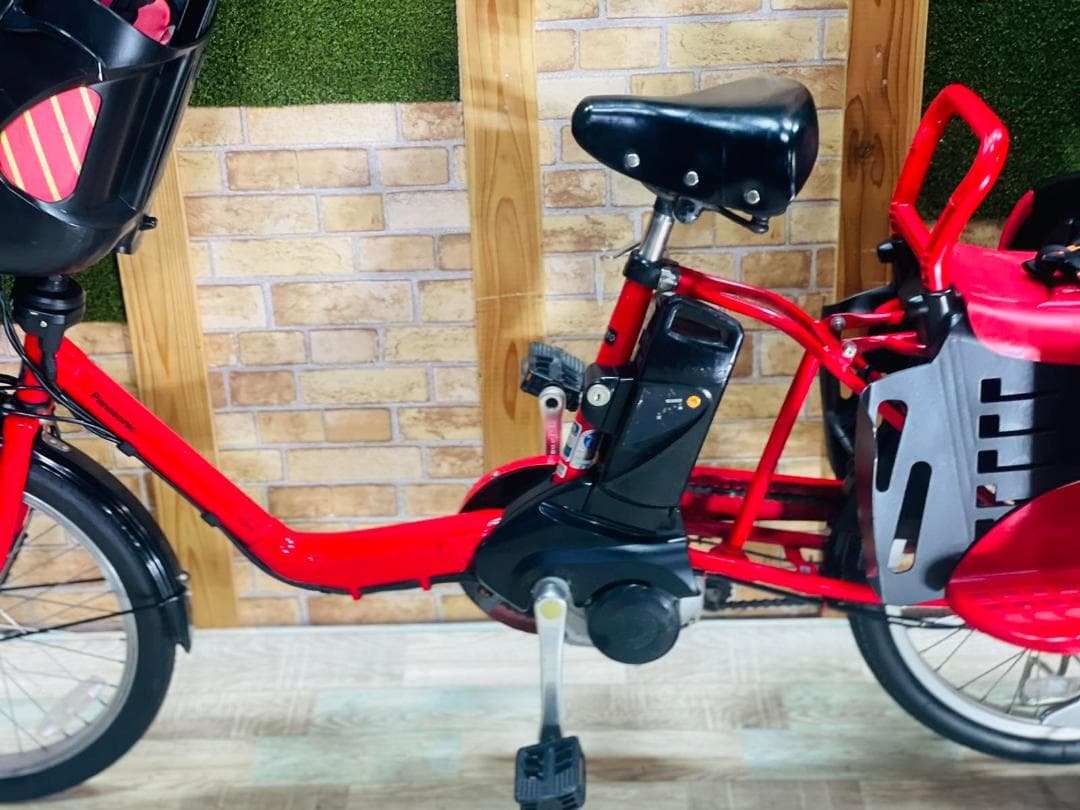 レッド系 パナソニック 子供乗せ電動アシスト自転車 ZH3203
