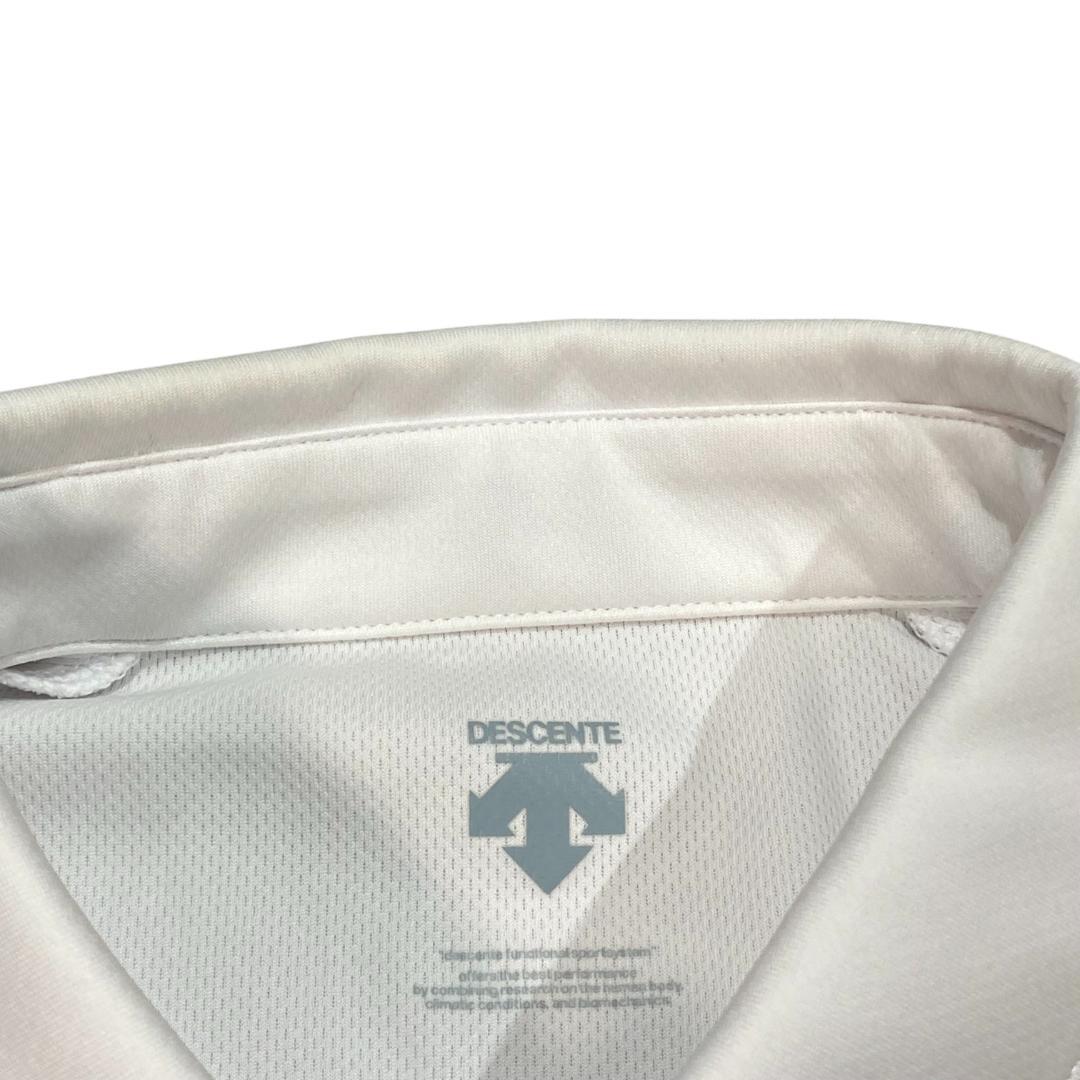 DESCENTE デサント ゴルフ 半袖 ストレッチ ポロシャツ XO ホワイト