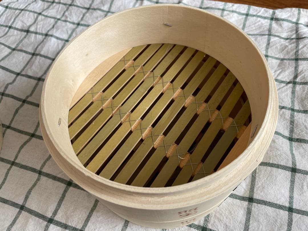 照宝　白木　せいろ　2段蒸し器　蓋付き