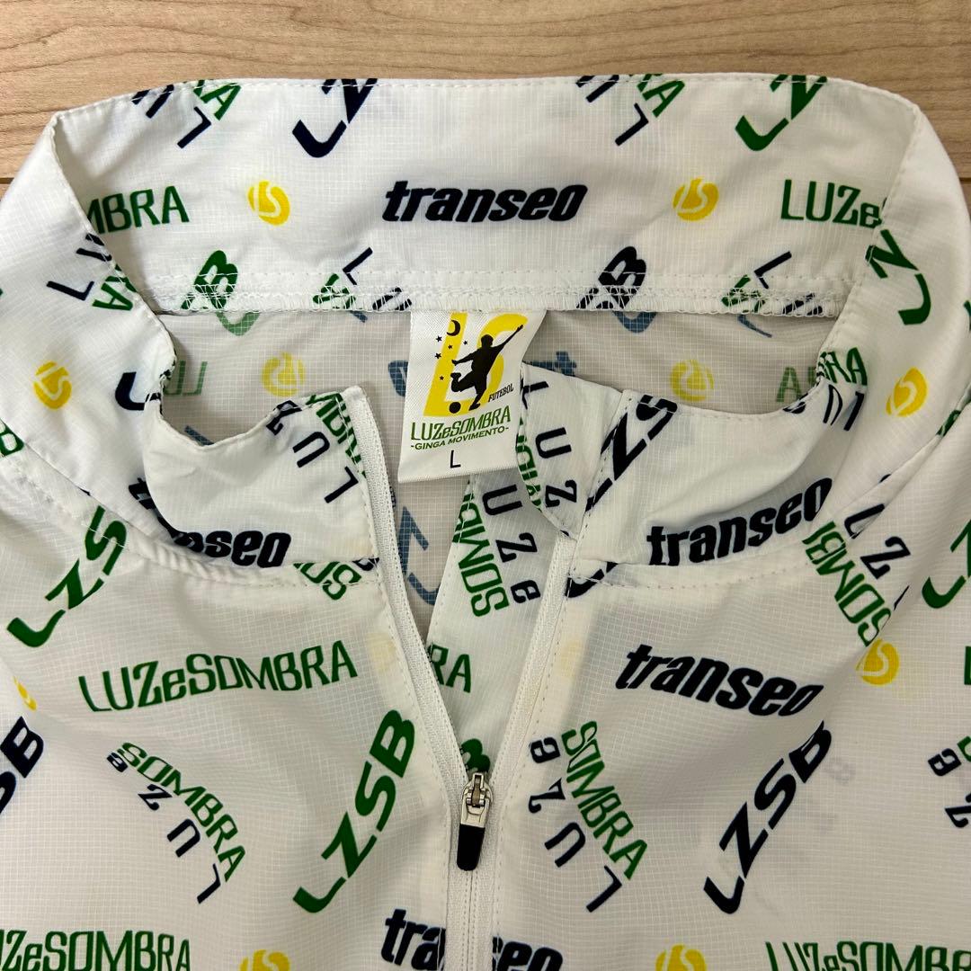 【Lサイズ】TRANSEO HALFZIP PISTE TOP WHT 美中古品