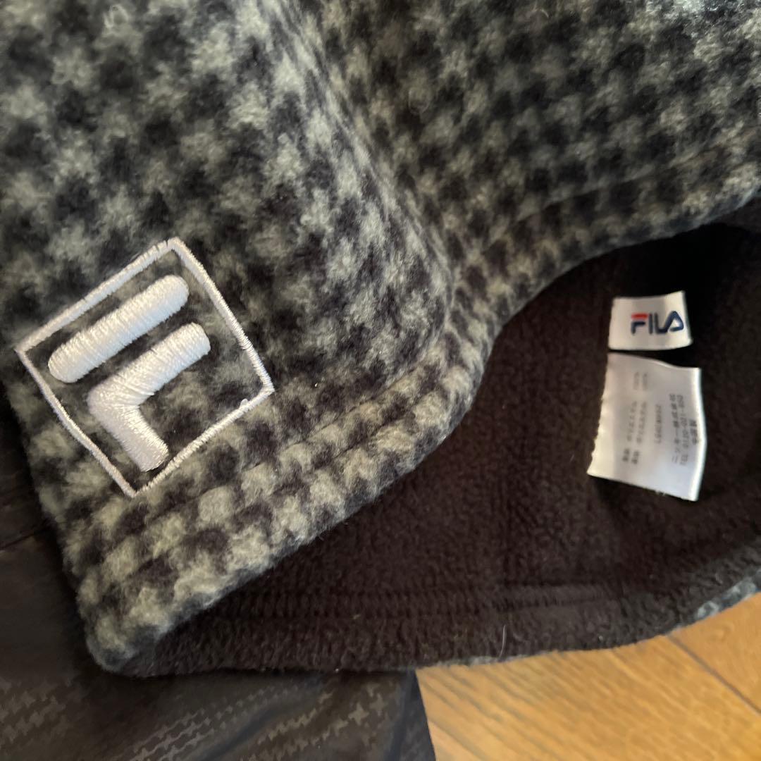 FILA GOLF ゴルフパンツ ブラック ネックウォーマー付き