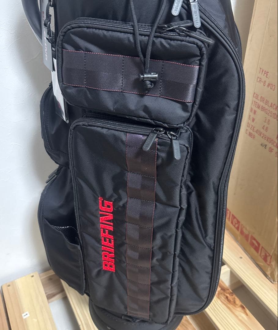 【新品】BRIEFING GOLF CR-6#03ブラック BRG251D01