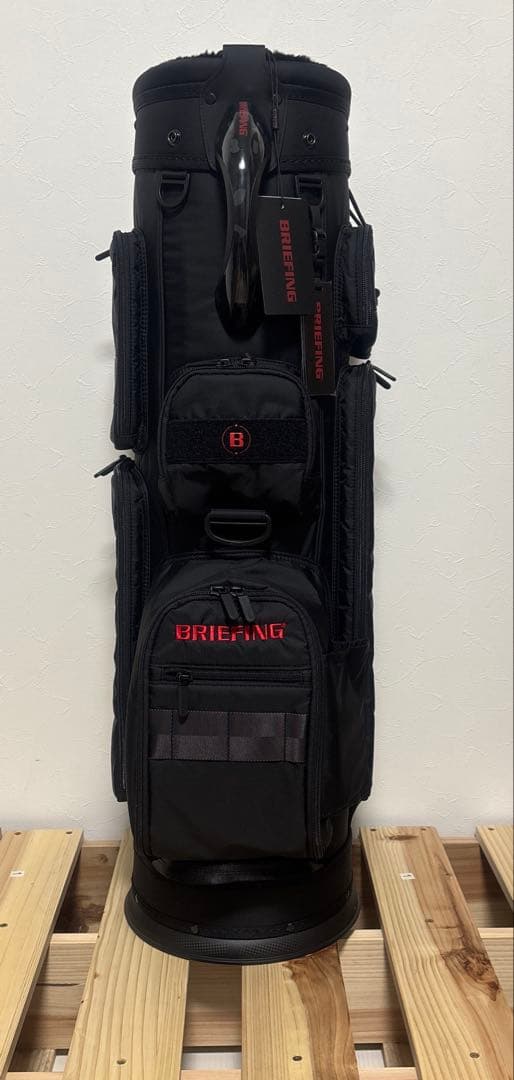 【新品】BRIEFING GOLF CR-6#03ブラック BRG251D01