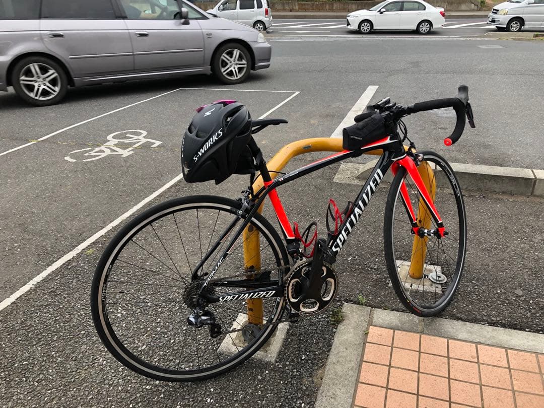 Specialized ロードバイク ブラック/オレンジ　シマノdi2