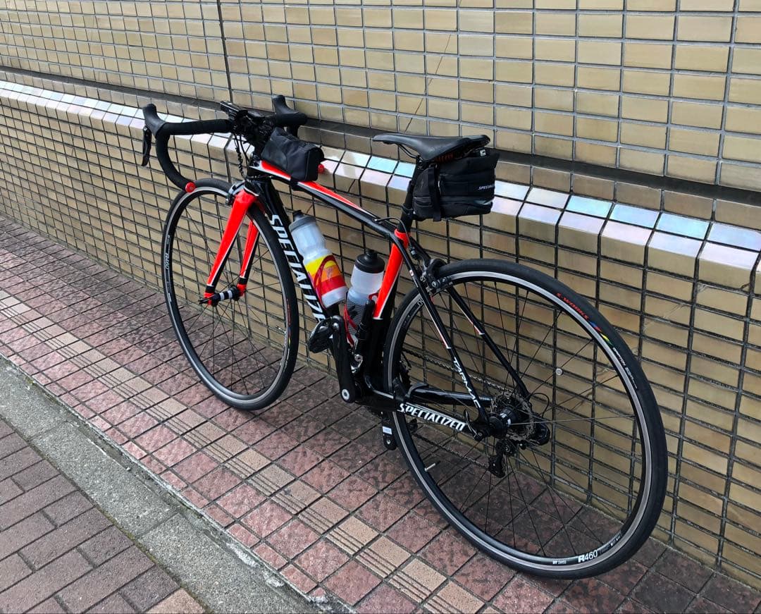 Specialized ロードバイク ブラック/オレンジ　シマノdi2